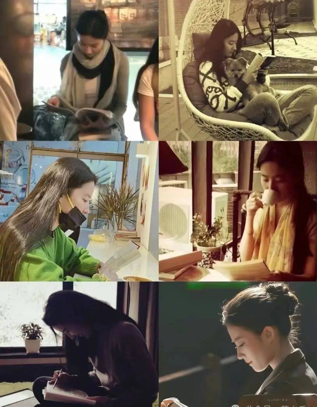 刘亦菲究竟读了多少书？开悟这么早！邓超说：开始以为她看书是装的，后来才发现是真的