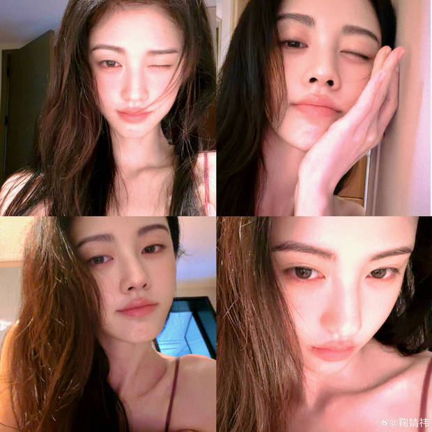 鞠婧祎晒日常随拍清纯温婉 回眸浅笑少女感满满