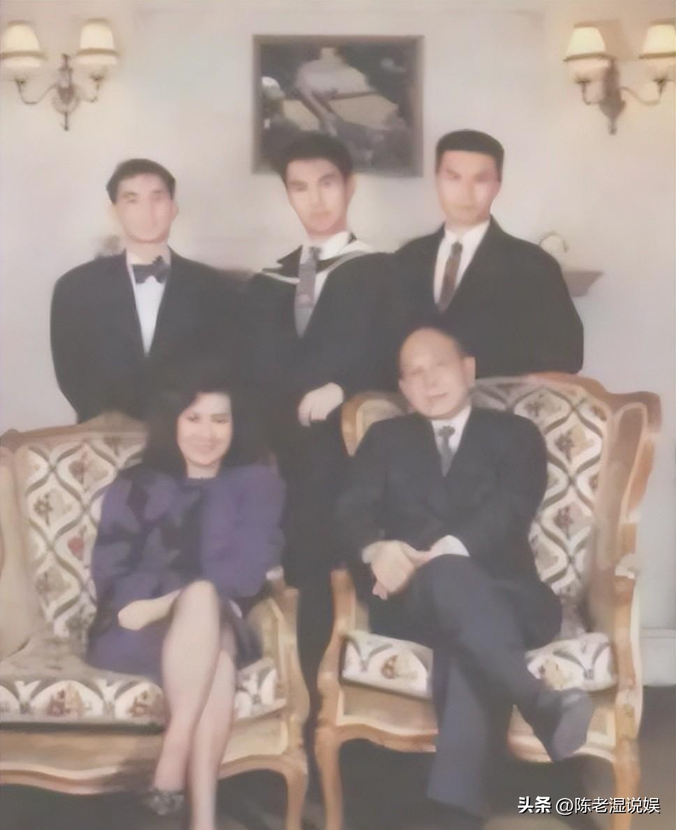 为豪门连生四子，丈夫去世不争遗产，如今4个儿子一个比一个争气